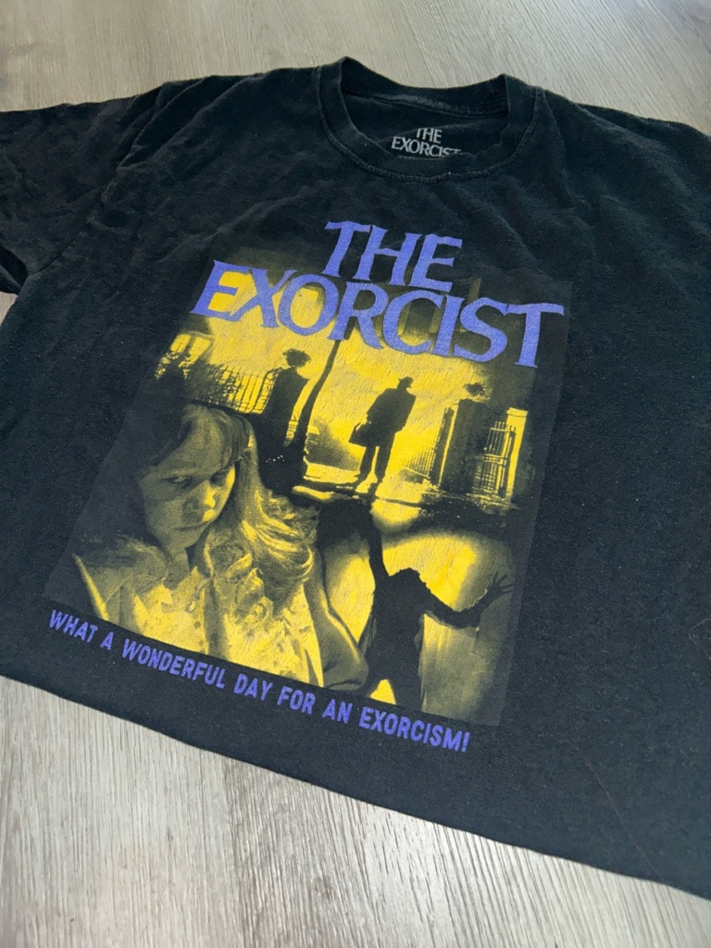 The Exorcist horror Graphic Tee - Black